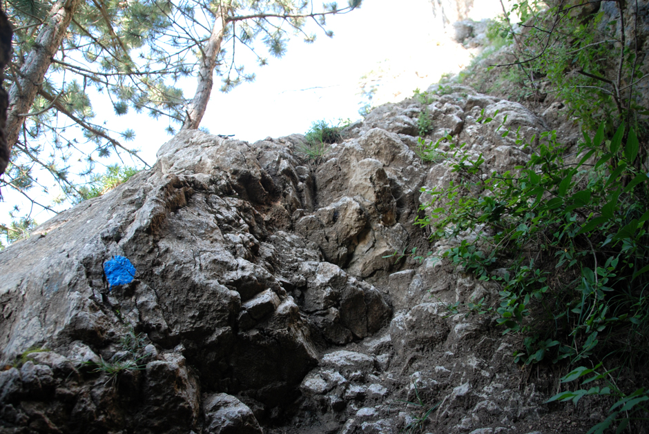 Ausstieg der Durchgangshöhle (I-)