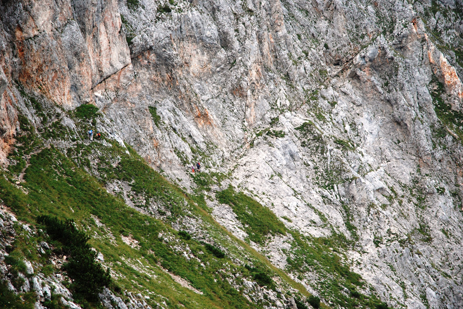 Bismarcksteig, Gehweg und (B)