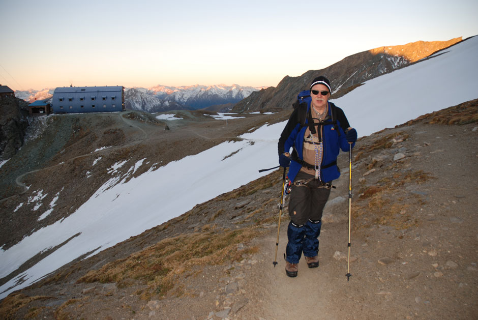 Albert, unterwegs zur Erzherzog Johann Hütte