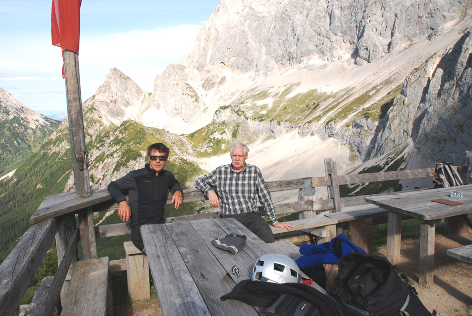 Jürgen und Albert machen erste Pause