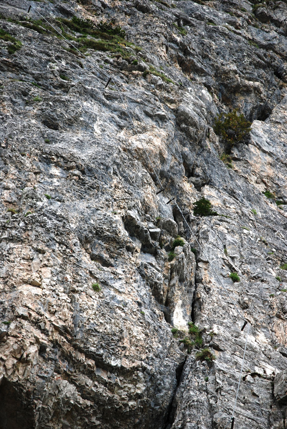 Einstiegsbereich Loser Panorama-Klettersteig "Sisi" C/D