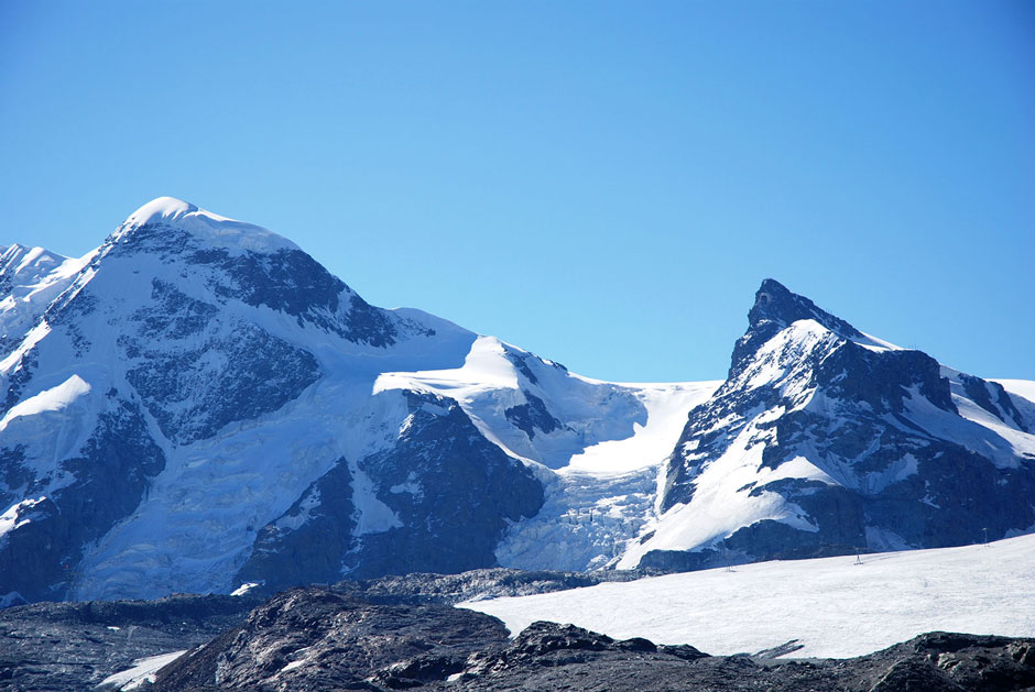 Breithorn und Kleinmatterhorn