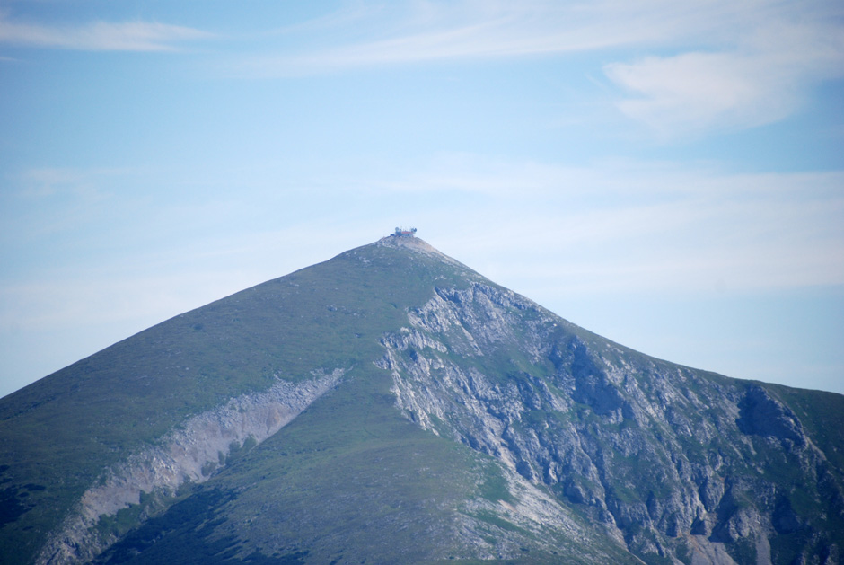 Schneeberg mit Klosterwappen