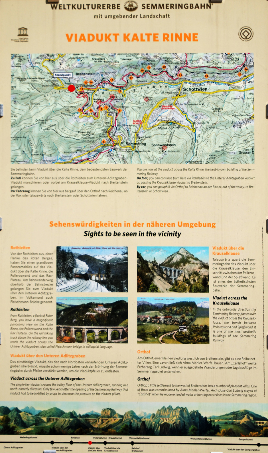 Informationskarte Kalte-Rinne-Viadukt