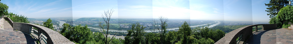 Panorama vom Leopoldsberg