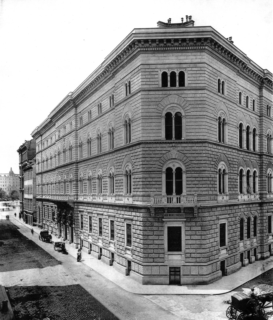 Archivbild 1: Gebäude der Bodenkredit-Anstalt, 1887; 1010 Wien, Teinfaltstraße 8