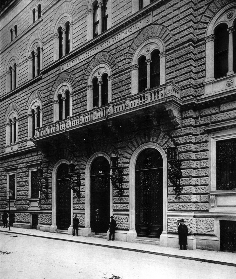 Archivbild 2: Gebäude der Bodenkredit-Anstalt, Detail der Fassade