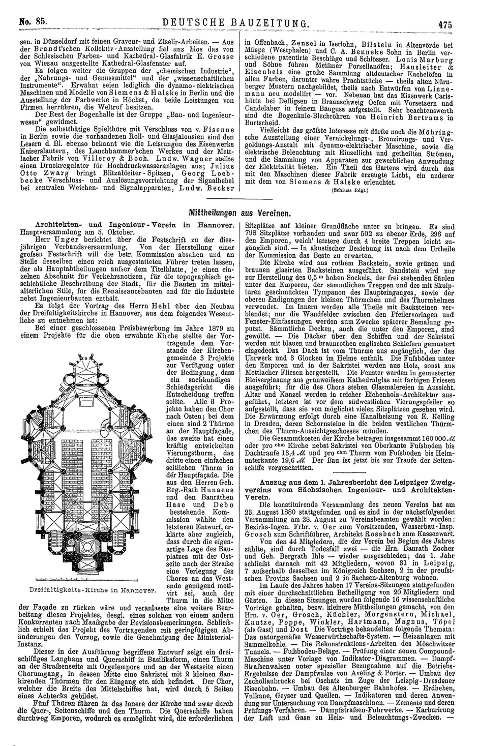 Deutsche Bauzeitung No. 85, Seite 475