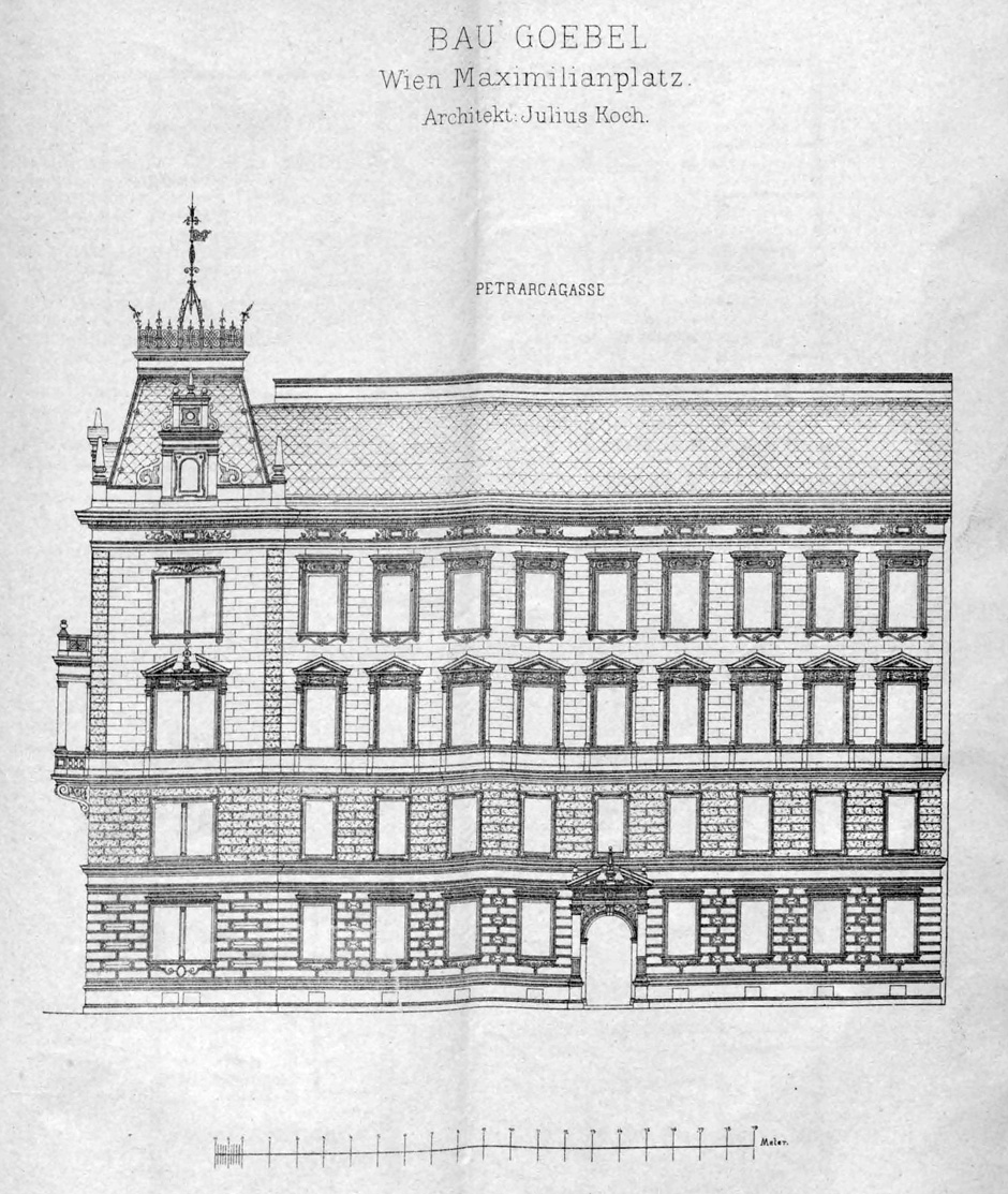 Archivbild: Ansicht, Bau Goebel, Maximilianplatz