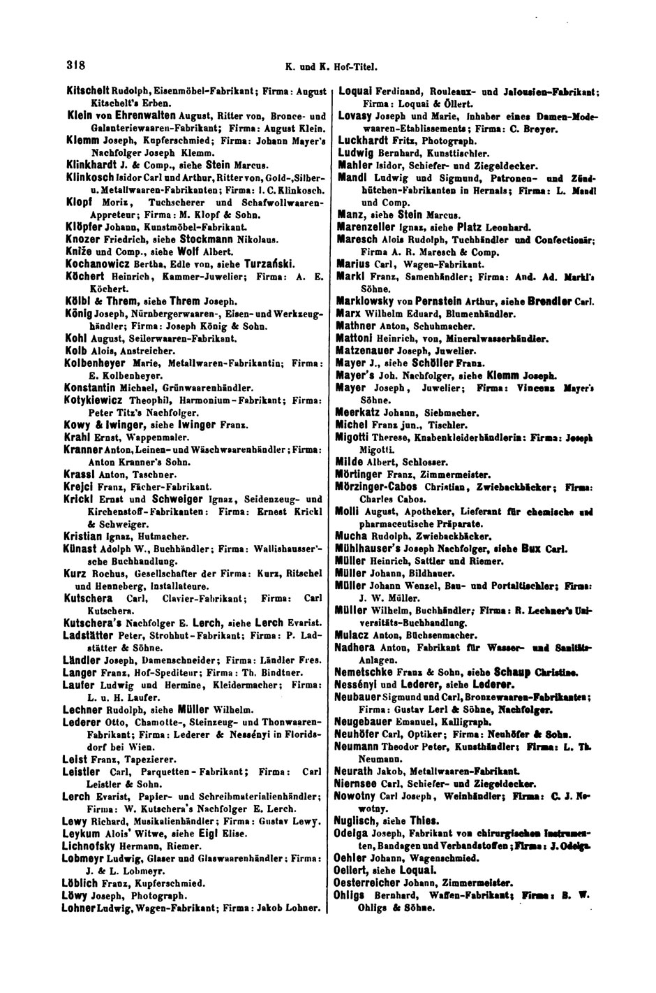 Almanach für das Jahr 1894; Seite 318