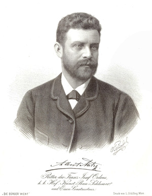 Porträtbild von k. k. Albert Milde, 1884