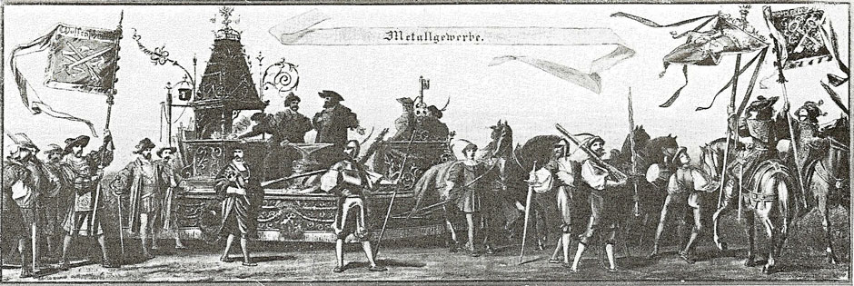 Archivbild 2: Makart-Festzug, Das Metallgewerde (Schlosser)