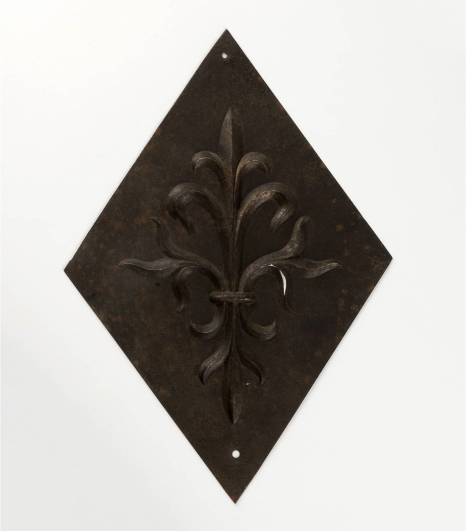 MAK Archivbild 65: Beschlag, Eisen geschwärzt, HxB 25,5x17,8 cm, 1867 bis 1900