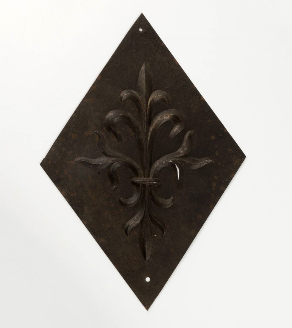 MAK Archivbild 66: Beschlag, Eisen geschwärzt, HxB 25,5x17,8 cm, 1867 bis 1900