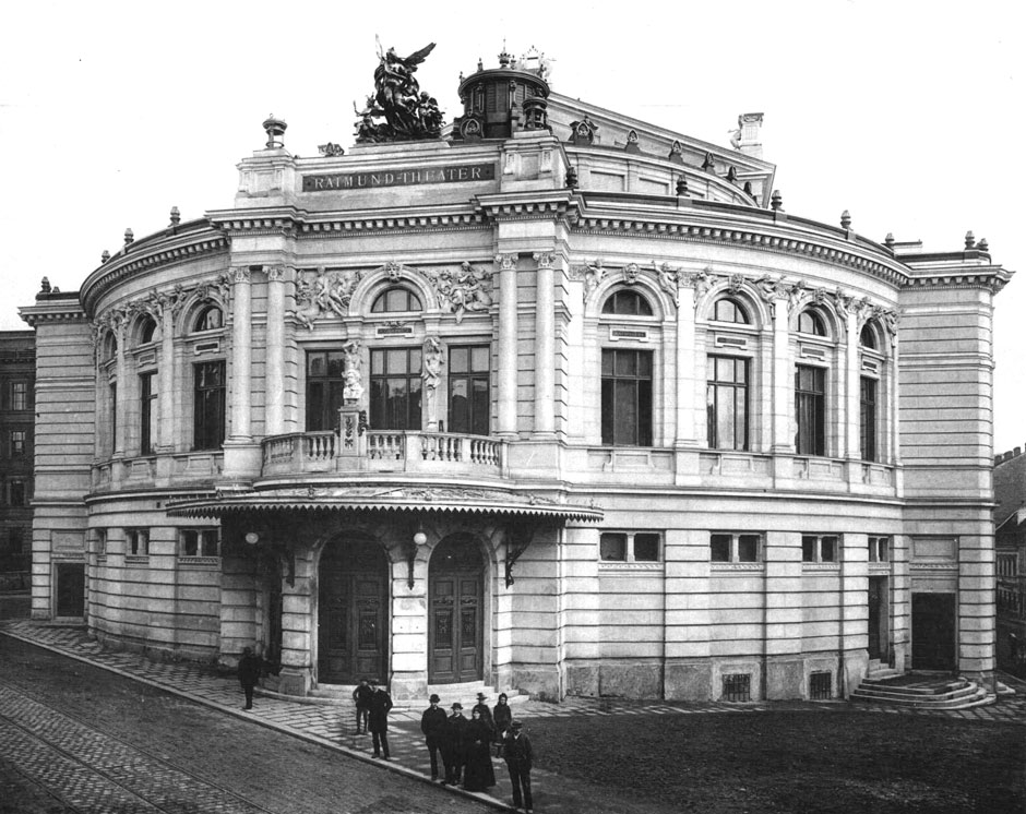 Archivbild: Raimund-Theater, Hauptfassade