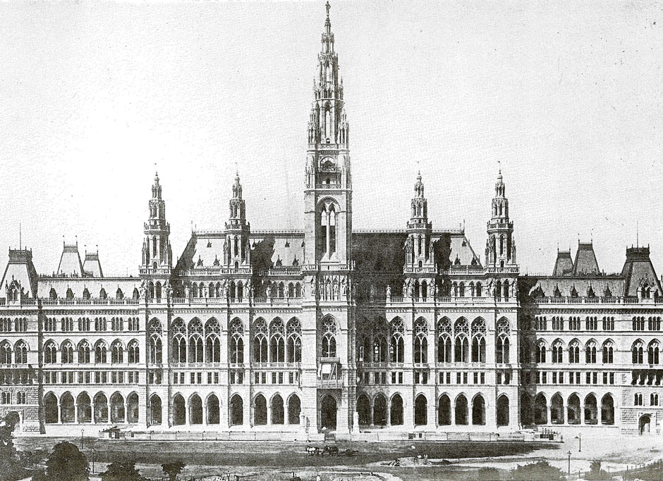 Archivbild: Rathaus, Hauptfassade