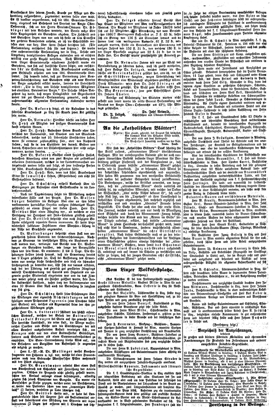 Linzer Tages-Post, 18.9.1868, Seite 2