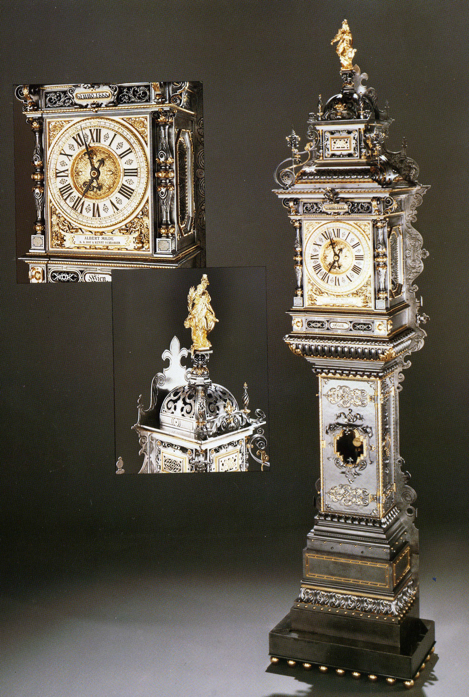 Reichverzierter Uhrkasten, 1985