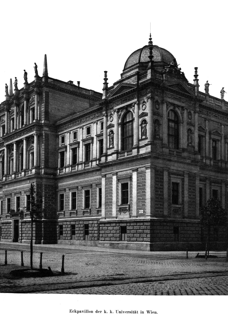 Archivbild: Wiener Universität, Eckpavillon