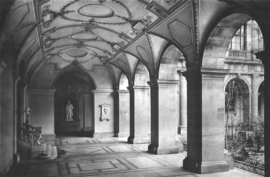 Archivbild: Wiener Universität, Arkaden des großen Hofes