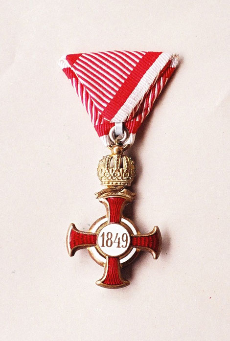 Goldenes Verdienstkreuz mit der Krone, 1867