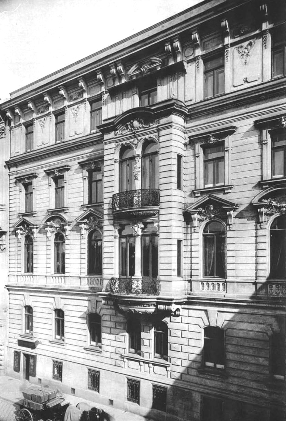 Archivbild: Palais Wahliss, Fotografie der Fassade