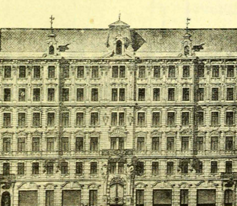 Archivbild: Wiener Zentralbad, Fassaden; 1010 Wien, Weihburggasse 18-20
