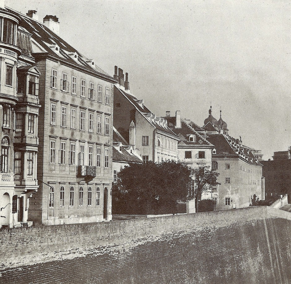 1010 Wien, Dominkanerbastei um 1858